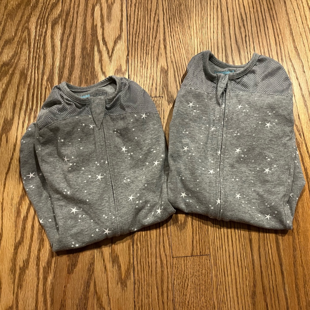 Bundle of The Happiest Baby Sleepea 5-Second Baby Swaddle - 1 Small and 1 Medium